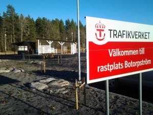 Rastplats vid Botorpström, E22 Oskarshamn - Västervik